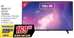 Trony LG SMART TV LED 32" 32LQ630 offerta