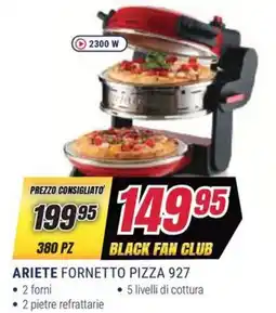 Trony ARIETE FORNETTO PIZZA 927 offerta