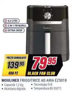Trony MOULINEX FRIGGITRICE AD ARIA EZ5018 offerta