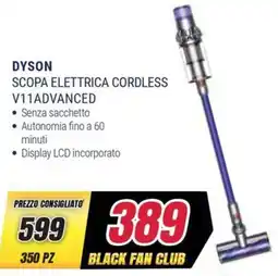 Trony DYSON SCOPA ELETTRICA CORDLESS V11ADVANCED offerta