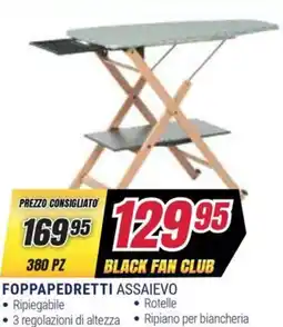 Trony Foppapedretti assaievo offerta