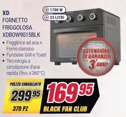 Trony XD FORNETTO FRIGGOLOSA XDBOW9015BLK offerta