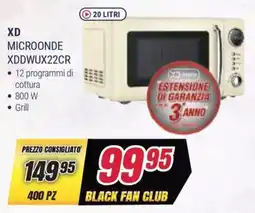 Trony XD MICROONDE XDDWUX22CR offerta