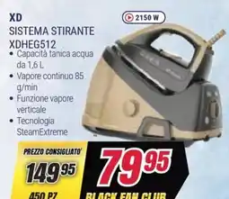 Trony XD SISTEMA STIRANTE XDHEG512 offerta