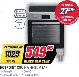 Trony HOTPOINT CUCINA H618LMSAX offerta