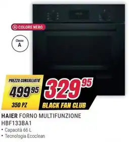 Trony HAIER FORNO MULTIFUNZIONE HBF133BA1 offerta