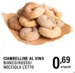 Gecop Ciambelline al vino bianco/rosso/ nocciola l'etto offerta