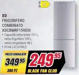 Trony XD FRIGORIFERO COMBINATO XDCBMRF159DSI offerta