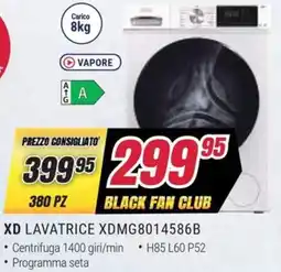 Trony XD LAVATRICE XDMG8014586B offerta