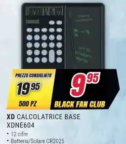 Trony XD CALCOLATRICE BASE XDNE604 offerta