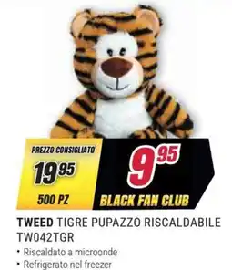 Trony Tweed tigre pupazzo riscaldabile tw042tgr offerta