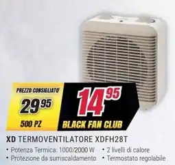 Trony XD TERMOVENTILATORE XDFH28T offerta