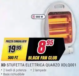 Trony XD STUFETTA ELETTRICA QUARZO XDLQ001 offerta