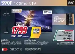Trony SAMSUNG S90F 4K Smart TV offerta