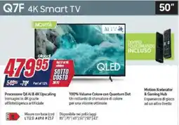 Trony SAMSUNG Q7F 4K Smart TV offerta