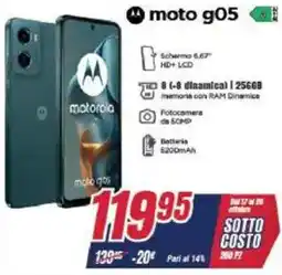 Trony Motorola moto g05 offerta