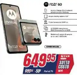 Trony Motorola razr 60 offerta