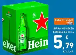 Spazio Conad Birra heineken bottiglia offerta