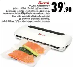 Conad Superstore Girmi Macchina per sottovuoto offerta