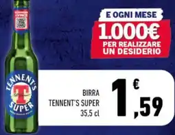 Conad Birra super tennent's super offerta