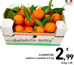 Spazio Conad Clementine calibro 4, bauletto offerta