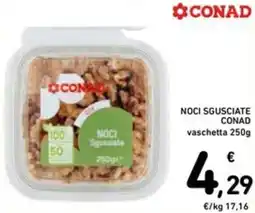 Spazio Conad Noci sgusciate conad vaschetta offerta