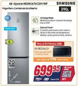 Trony SAMSUNG Air-Space RB38C676CS9/WF offerta