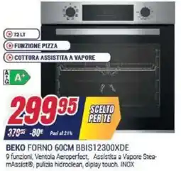 Trony BEKO FORNO 60CM BBIS12300XDE offerta