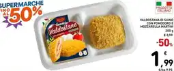 Spazio Conad Valdostana di suino con pomodoro e mozzarella martini offerta