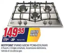 Trony HOTPOINT PIANO 60CM PCN6421X/HAR offerta