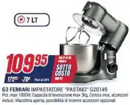 Trony G3 FERRARI IMPASTATORE "PASTAIO" G20149 offerta