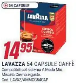 Trony Lavazza 54 capsule caffè offerta