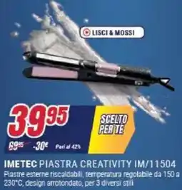 Trony IMETEC PIASTRA CREATIVITY IM/11504 offerta