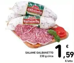 Spazio Conad Salame GALBANETTO offerta