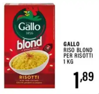 Gecop Gallo riso blond per risotti offerta