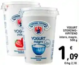 Spazio Conad Yogurt sterzing- vipiteno intero, magro offerta