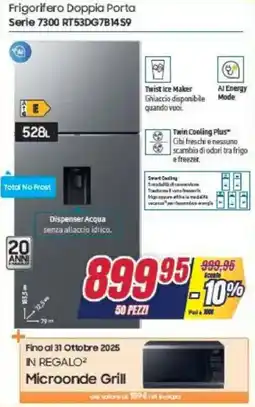 Trony Samsung Frigorifero Doppia Porta Serie 7300 RT53DG7B14S9 offerta