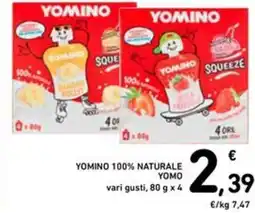 Spazio Conad Yomino 100% naturale yomo offerta