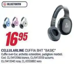 Trony Cellularline cuffia bht "basic" offerta