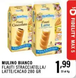 Gecop Mulino bianco flauti stracciatella/ latte/cacao offerta