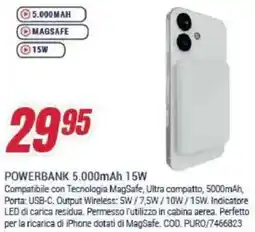 Trony POWERBANK 5.000mAh 15W offerta