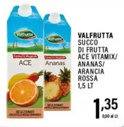 Gecop Valfrutta succo di frutta ace vitamix/ ananas/ arancia rossa offerta