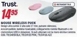 Trony Trust mouse wireless puck offerta