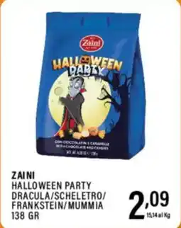 Gecop Zaini halloween party dracula/scheletro/ frankstein/mummia offerta