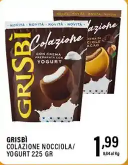 Gecop Grisbì colazione nocciola/ yogurt offerta