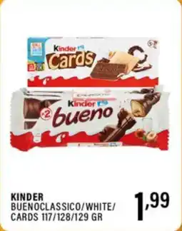 Gecop Kinder buenoclassico/white/ cards offerta