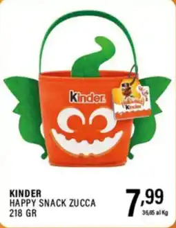 Gecop Kinder happy snack zucca offerta