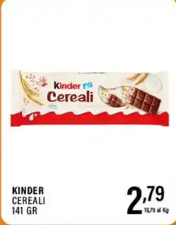 Gecop Kinder cereali offerta