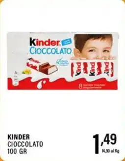 Gecop Kinder cioccolato offerta