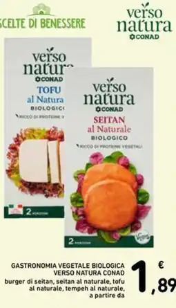 Spazio Conad Gastronomia vegetale biologica verso natura CONAD offerta